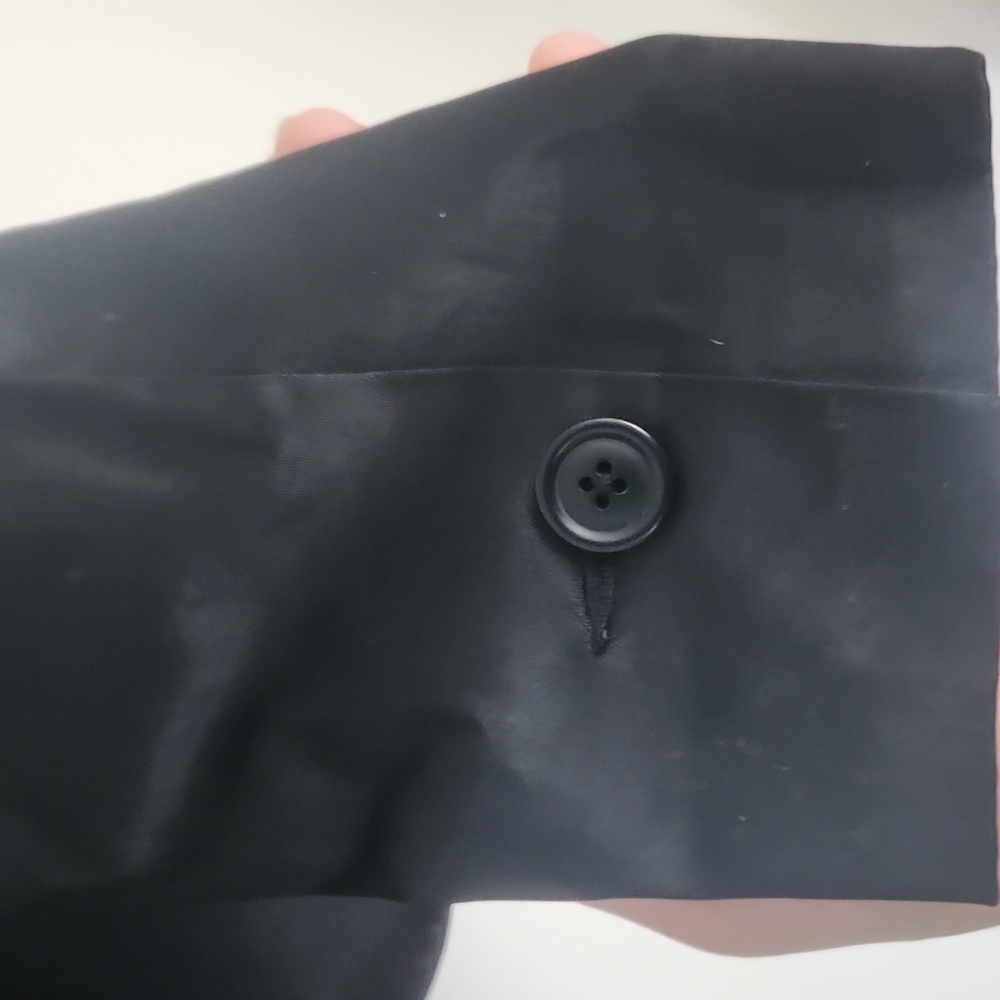 🌞2/$30 // EXPRESS DESIGN STUDIO: Black Satin Blazer - Picture 6 of 8